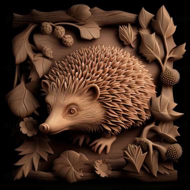 3D model hedgehog (STL)